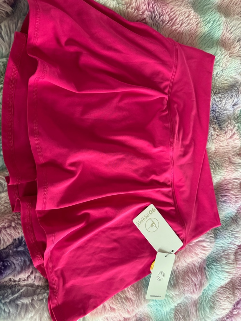 90 Degree By Reflex Hot Pink Athletic Skort